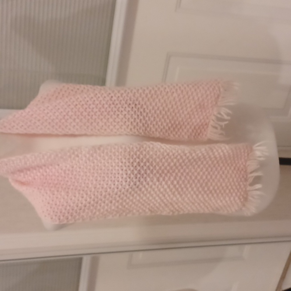4/$40 Pink Baby Scarf - Handmade